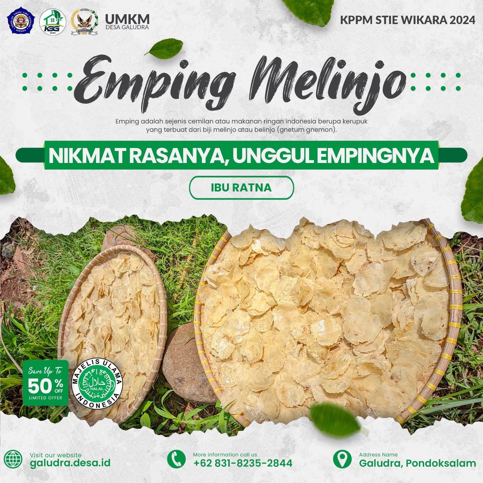 Emping Melinjo Ibu Ratna